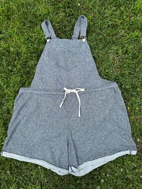 Knit Short Overalls